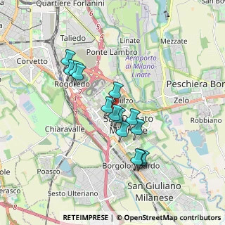 Mappa Via Sergnano, 20097 San Donato Milanese MI, Italia (1.48214)