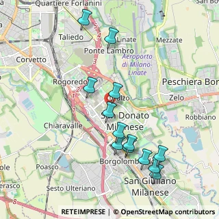 Mappa Via Sergnano, 20097 San Donato Milanese MI, Italia (2.06231)
