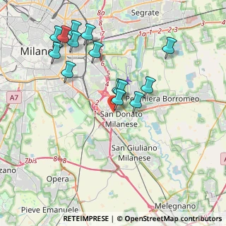 Mappa Via Sergnano, 20097 San Donato Milanese MI, Italia (4.02286)