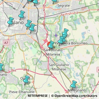 Mappa Via Sergnano, 20097 San Donato Milanese MI, Italia (6.2375)