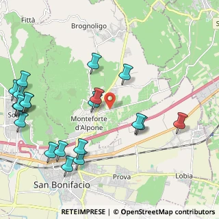 Mappa Via Santa Croce, 37032 Monteforte d'Alpone VR, Italia (2.6505)