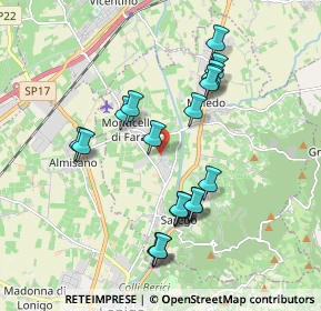 Mappa Via Lago di Garda, 36040 Sarego VI, Italia (1.8035)