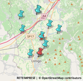 Mappa Via Lago di Garda, 36040 Sarego VI, Italia (3.39545)