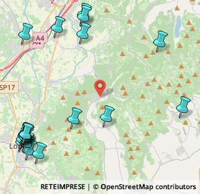 Mappa Via Pederiva, 36040 Val Liona VI, Italia (6.316)