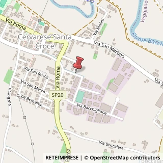 Mappa Via Bacchiglione, 17, 35030 Cervarese Santa Croce, Padova (Veneto)