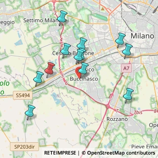 Mappa Via Pietro Micca, 20090 Buccinasco MI, Italia (3.915)