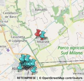 Mappa Via Pisani Dossi, 20080 Albairate MI, Italia (2.772)
