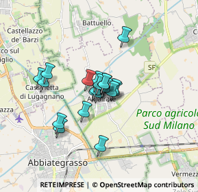 Mappa Via Pisani Dossi, 20080 Albairate MI, Italia (1.049)