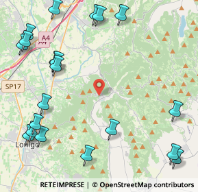 Mappa 36040 Grancona VI, Italia (5.9055)