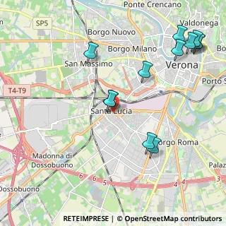 Mappa Via Tamburino Sardo, 37137 Verona VR, Italia (2.47833)