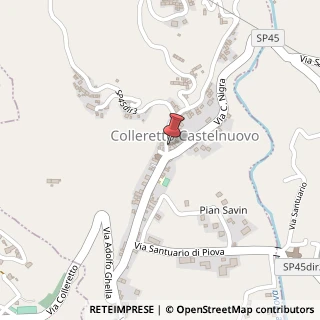Mappa Via Cavour, 6, 10080 Colleretto Castelnuovo, Torino (Piemonte)