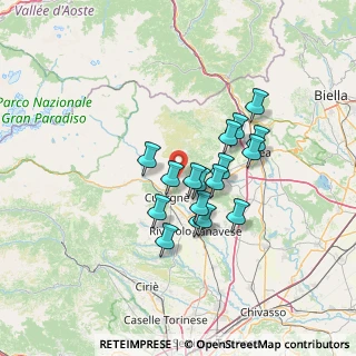 Mappa Via Adolfo Ghella, 10080 Colleretto Castelnuovo TO, Italia (10.52824)