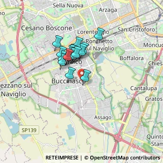 Mappa Via Piero Gobetti, 20090 Buccinasco MI, Italia (1.26111)