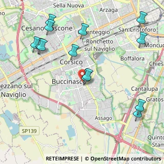Mappa Via Piero Gobetti, 20090 Buccinasco MI, Italia (2.53308)