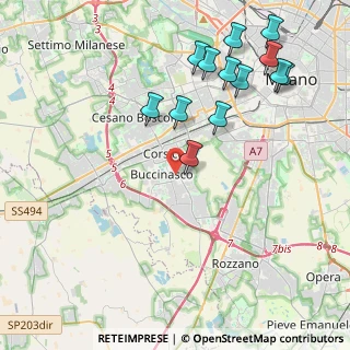 Mappa Via Piero Gobetti, 20090 Buccinasco MI, Italia (4.65385)