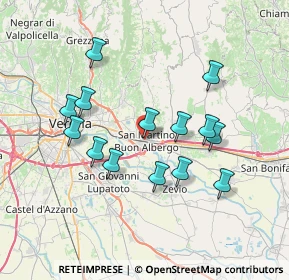 Mappa Vicolo Monsignor Egidio Peroni, 37036 San Martino Buon Albergo VR, Italia (6.69571)