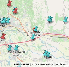 Mappa Vicolo Monsignor Egidio Peroni, 37036 San Martino Buon Albergo VR, Italia (6.4245)