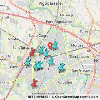 Mappa Via Tiziano Aspetti, 35131 Padova PD, Italia (1.86364)