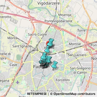 Mappa Via Tiziano Aspetti, 35131 Padova PD, Italia (1.463)