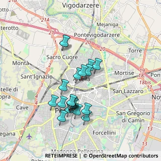 Mappa Via Tiziano Aspetti, 35131 Padova PD, Italia (1.561)