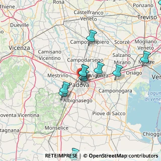 Mappa Via Tiziano Aspetti, 35131 Padova PD, Italia (20.31643)