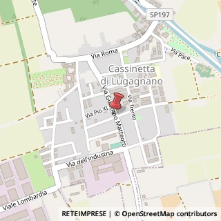 Mappa Via Giacomo Matteotti, 38, 20081 Cassinetta di Lugagnano, Milano (Lombardia)