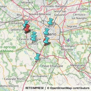 Mappa Via della Chiesa Rossa, 20142 Milano MI, Italia (6.19833)