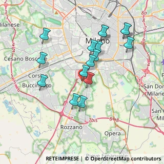 Mappa Via della Chiesa Rossa, 20142 Milano MI, Italia (3.6625)