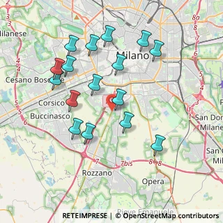Mappa Via della Chiesa Rossa, 20142 Milano MI, Italia (3.81438)