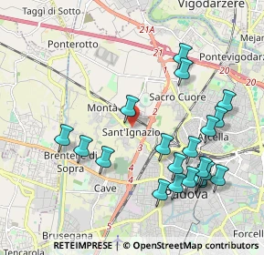 Mappa Padova, 35136 Padova PD, Italia (2.1915)