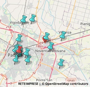 Mappa Via Maniciati Armando, 35129 Padova PD, Italia (4.49471)