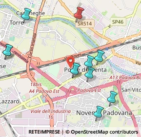 Mappa Via Maniciati Armando, 35129 Padova PD, Italia (1.1)