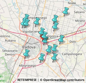 Mappa Via Maniciati Armando, 35129 Padova PD, Italia (6.37875)