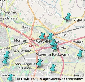 Mappa Via Maniciati Armando, 35129 Padova PD, Italia (2.72154)