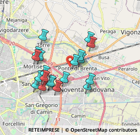 Mappa Via Maniciati Armando, 35129 Padova PD, Italia (1.5935)