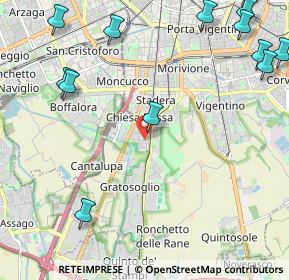 Mappa Via Sant'Abbondio, 20100 Milano MI, Italia (3.13769)