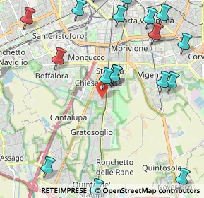 Mappa Via Sant'Abbondio, 20100 Milano MI, Italia (2.83842)