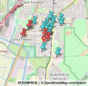 Mappa Via Sant'Abbondio, 20100 Milano MI, Italia (0.3275)
