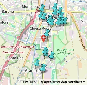 Mappa Via Sant'Abbondio, 20100 Milano MI, Italia (0.995)