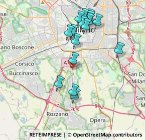 Mappa Via Sant'Abbondio, 20100 Milano MI, Italia (3.81063)