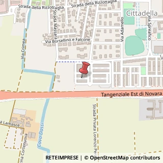 Mappa Via Corte Degli Speziali, 28100 Novara, Novara (Piemonte)