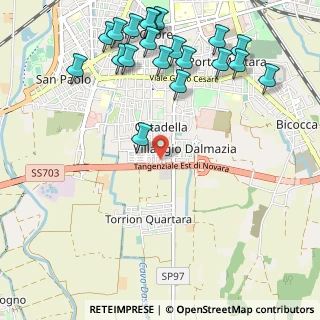 Mappa Via Francesco Petrarca, 28100 Novara NO, Italia (1.3665)