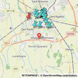 Mappa Via Francesco Petrarca, 28100 Novara NO, Italia (2.171)
