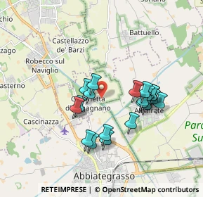 Mappa ALZAIA NAVIGLIO GRANDE N., 20081 Cassinetta di Lugagnano MI, Italia (1.5585)