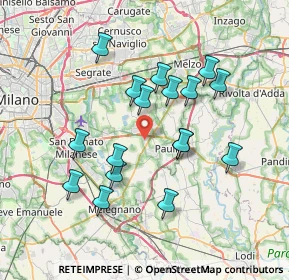 Mappa 20060 Mombretto MI, Italia (6.73588)