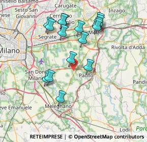 Mappa 20060 Mombretto MI, Italia (7.51938)