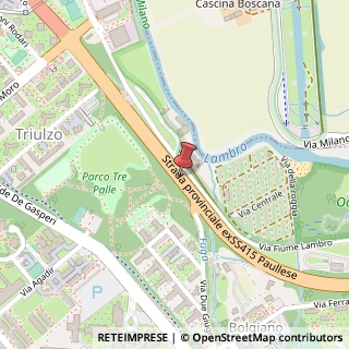 Mappa Strada Statale Paullese, Km1.950, 20097 San Donato Milanese, Milano (Lombardia)