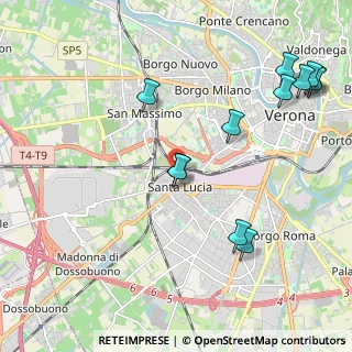 Mappa Via Albere, 37137 Verona VR, Italia (2.4825)