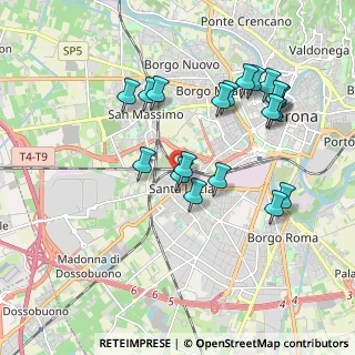 Mappa Via Albere, 37137 Verona VR, Italia (1.923)