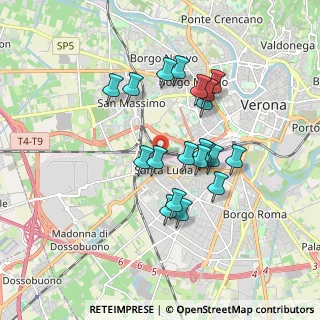 Mappa Via Albere, 37137 Verona VR, Italia (1.515)